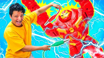 ⚡🚗 Iron Man Has A LOT Of Energy! Superheroes for Kids