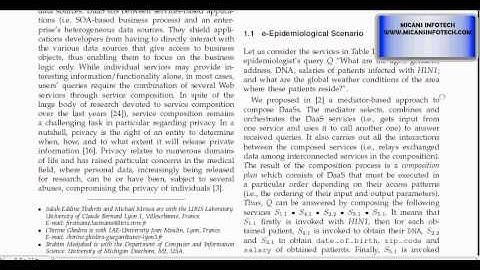 Privacy Enhanced Web Service Composition