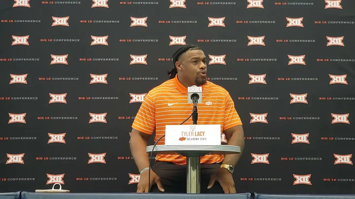 Tyler Lacy at Big 12 Media Days 2022