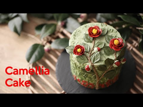    , Camellia Flower Cake