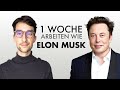 1 Woche arbeiten wie Elon Musk (12h Arbeitstag)
