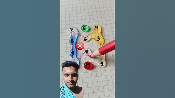 EP:33 Draw a line connecting the numbers 1 to 12 #drawing #maths #quiz #shorts #oddlysatisfying