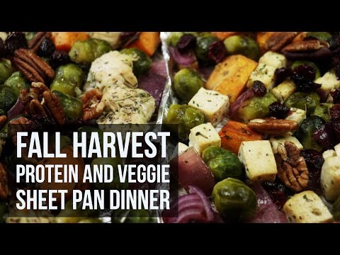 fall-harvest-protein-and-veggies-sheet-pan-dinner-|-one-pan-fall-dinner-recipe-by-forkly