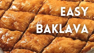 Easy Baklava | Easy Dessert Ideas