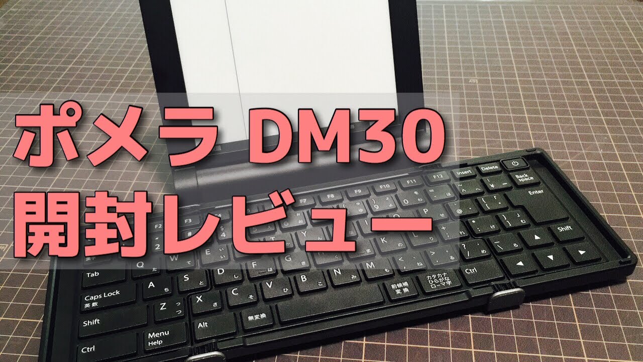 ＜ジャンク＞ポメラDM３０ ポメラDM30 開封レビュー【たぶん最速】 - YouTube