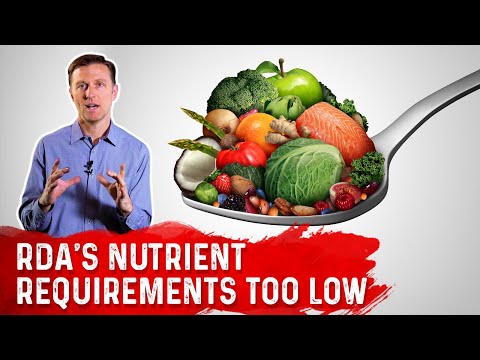 Our Daily Nutrient Requirements (RDAs) Are Too Low – Dr. Berg