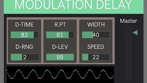 Ableton M4L PDM Modulation Delay