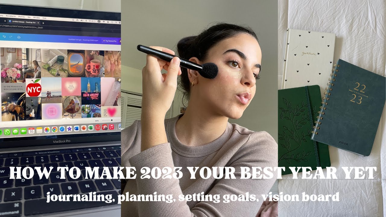 how to make 2023 your best year yet: vision board, goal setting, productivity