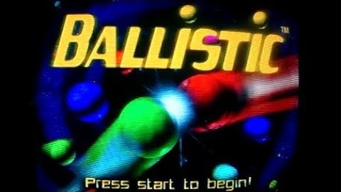 Ballistic - PS1 Puzzle Retro Game (Demo Disk)