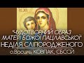 НЕДІЛЯ СЛІПОРОДЖЕНОГО • Чудотворний образ Матері божої Пацлавської • о.Василь КОВПАК, СБССЙ