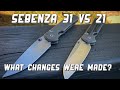 Chris Reeve Sebenza 31 VS 21 In-Depth Comparison | What Changes Were Made?