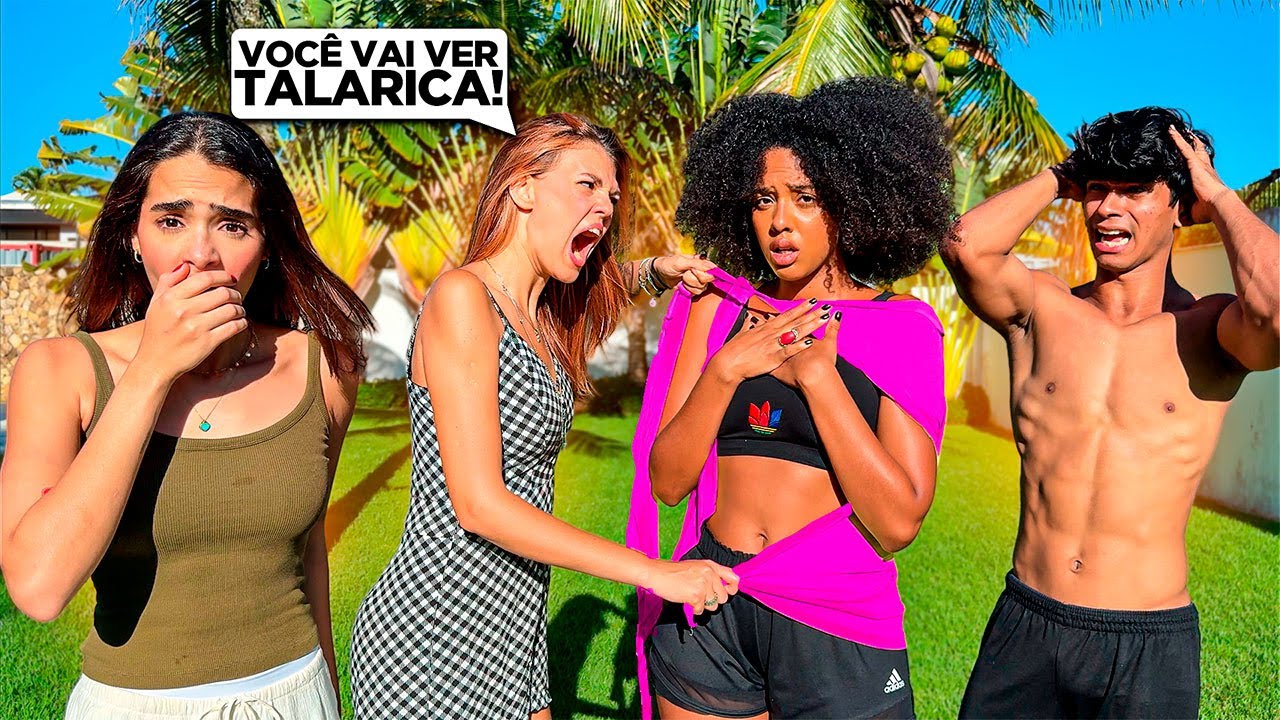 HOJE A TALARICA DA LACRAIA SAI DAQUI SEM ROUPA ‼️