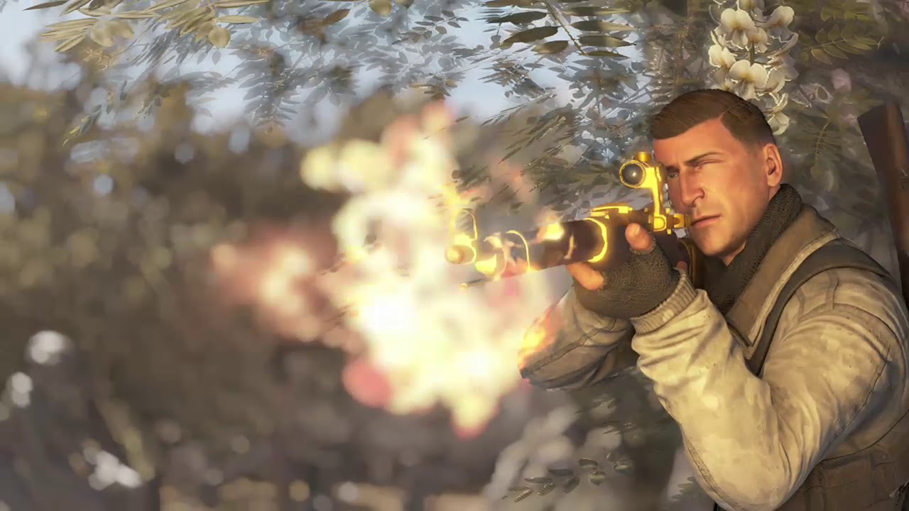 Sniper Elite 4 | New Longest Shot 636.7m | Dificult: Authentic | Bitanti Village