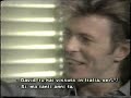 David Bowie - Ronnie Wood &  Bill Wyman (Rolling Stones) Interview - Backstage 1987 Footage