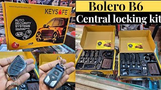 Mahindra Bolero B6 Best Central Locking kit 🔥 Remote Locking System Kit For Cars | Keysafe Security