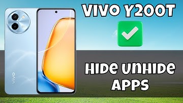 Hide Unhide Apps Vivo Y200T || How to add privacy permissions On apps || Apps settings (V2353DA)