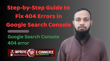 How to Google Search Console Fix Not found 404 | How to Remove Not found 404 Page