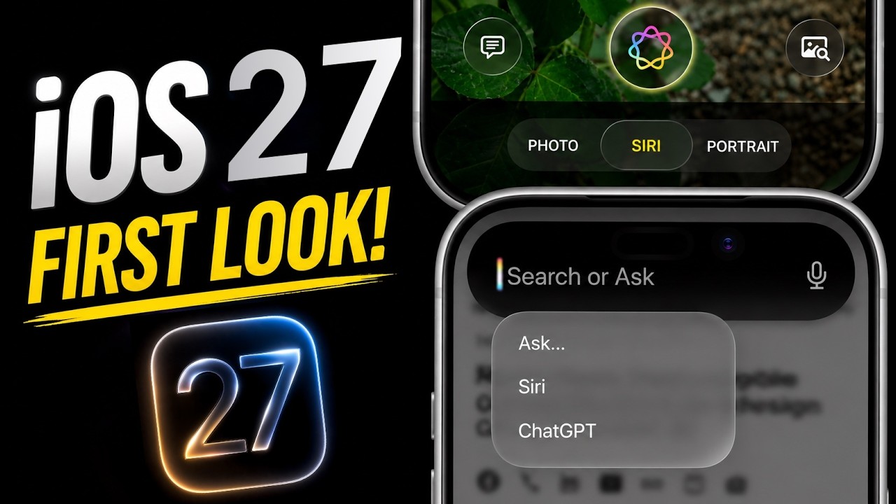iOS 27 LEAKED - FIRST LOOK! - YouTube