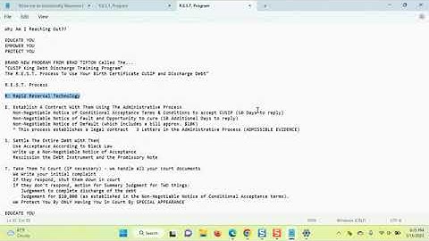 Use Your CUSIP To Discharge Any Debt