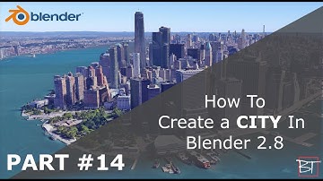🏙️ [2.8] Blender Tutorial: How to create a  CITY | Road system | part #14