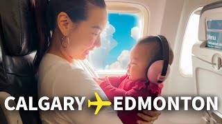 Discovering the Art of Stress-Free Family Travels (Flying from Calgary Canada to Edmonton)