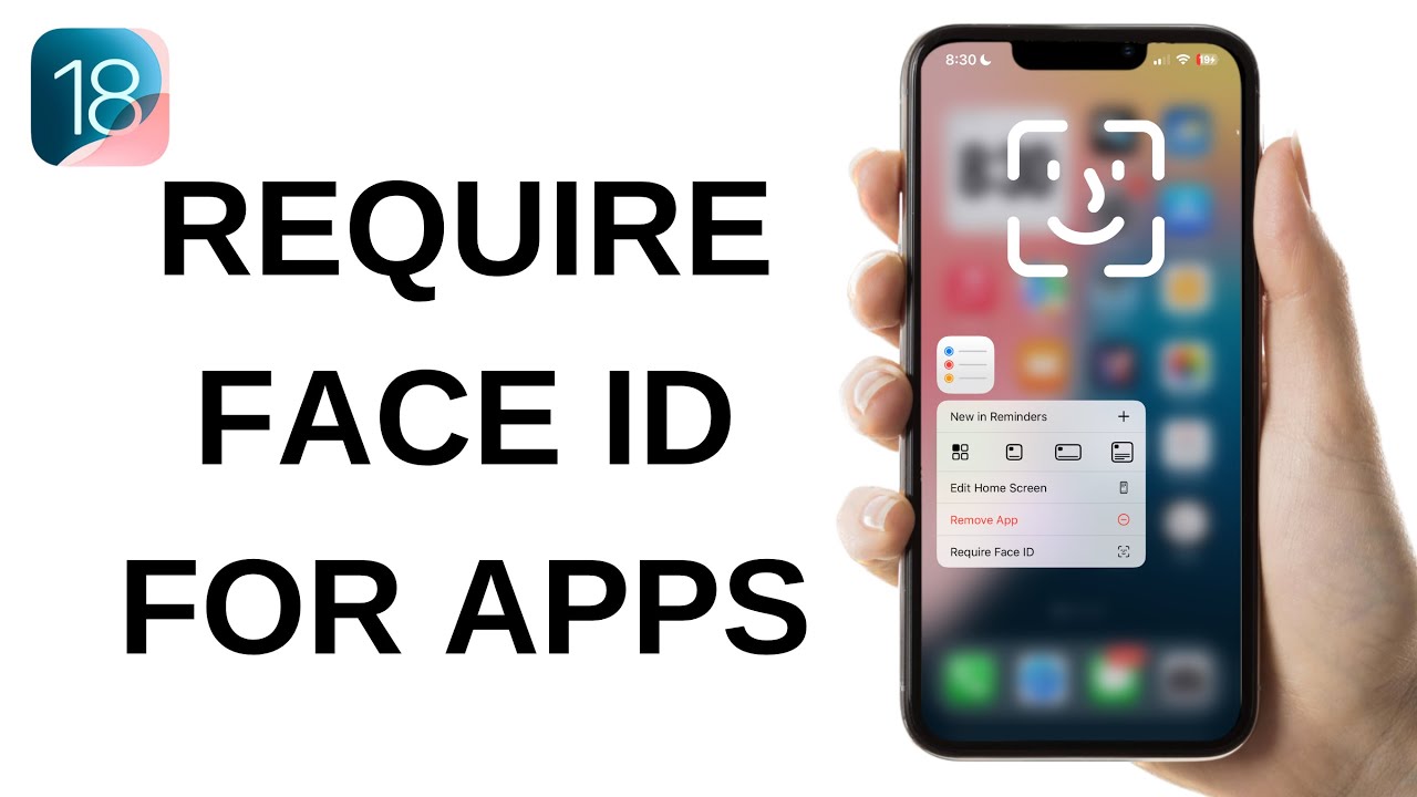 How To Require Face ID To Open Apps On IPhone IOS 18 YouTube how-to-require-face-id-to-open-apps-on-iphone-ios-18-youtube