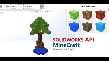 SolidWorks Api C# (Minecraft Game)