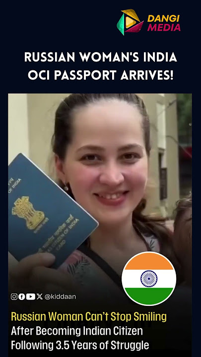 Russian Woman Gets OCI After 3.5 Years: A Dream Fulfilled! ✨ #shorts #viral #news #russian #women