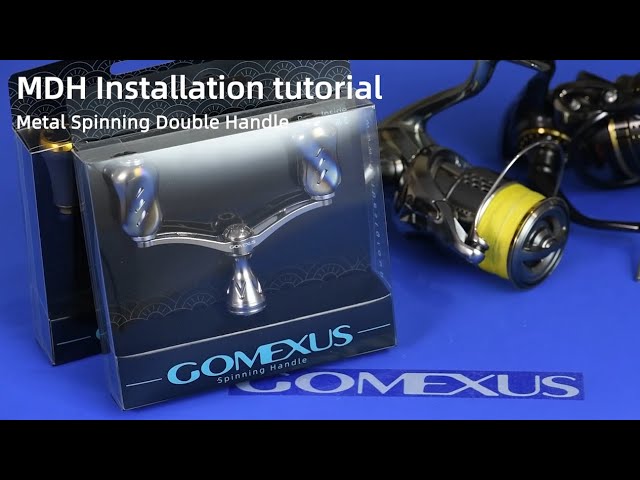Gomexus Spinning Double Handle Install on Shimano Stella and Daiwa Exist 