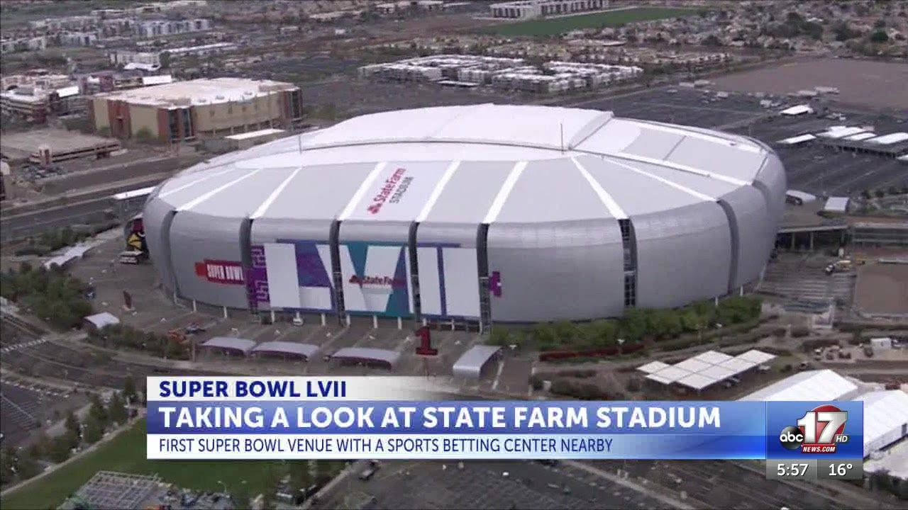 Get an early look at the stadium ahead of Super Bowl LVII