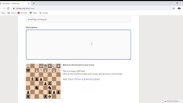 How to create a new team in Lichess
