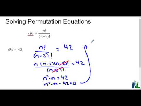 how to solve a permutation math problem