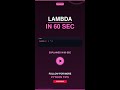 Master Python Lambda Functions Fast! 🐍 #shorts