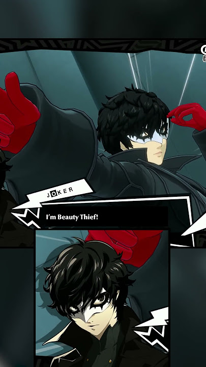Joker imitates Haru in Persona 5: The Phantom X