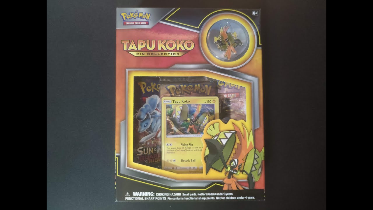  Pokemon - Tapu Koko - Collector's Pin : Toys & Games