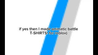 i made roblox t shirts! (pls buy links in desc)