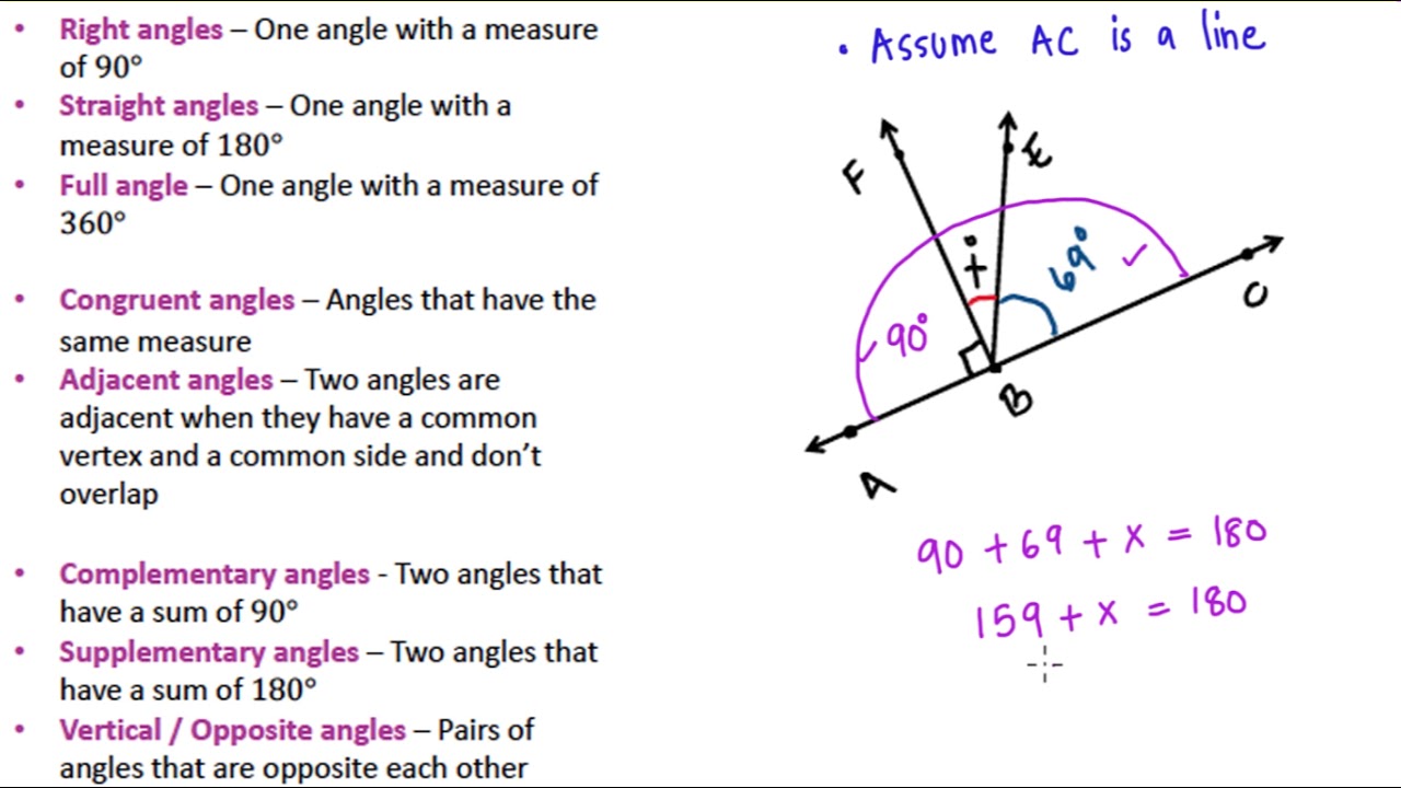 Finding missing angles Part 1