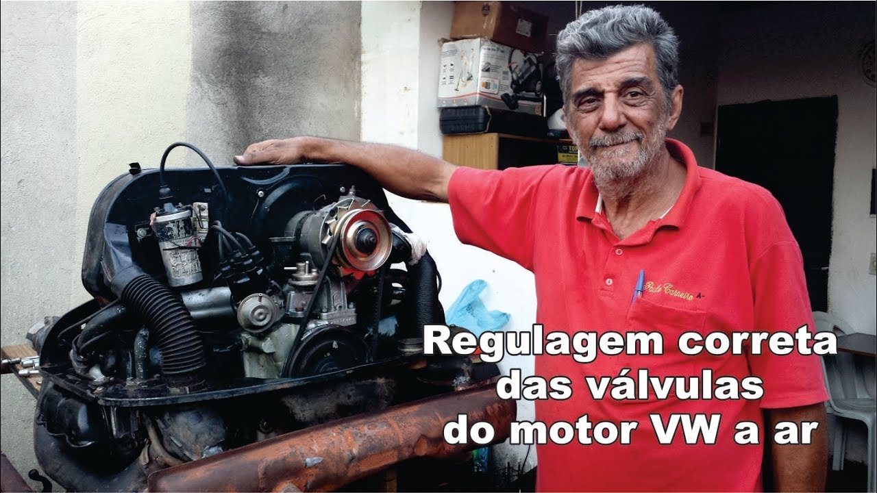 Regulagem correta das válvulas do motor VW a ar 