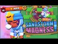 Pushing Sandy to 1K throphies! - Absolute Sandstorm MADNESS!! // BrawlStars