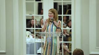 Jenny Youngblood Campbell ’95, chief marketing officer for Kate Spade, delivers keynote address