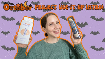 🎃OCTOBER🎃 PROJECT USE-IT-UP INTRO! | All of the spooky products I want to finish this month!