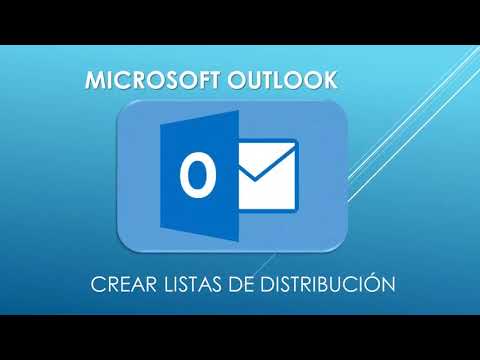 Video: ¿Cómo guardo una lista de distribución de Outlook?
