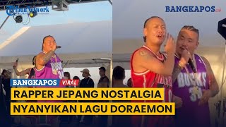 Viral Momen Rapper Jepang Nyanyikan Lagu Opening Doraemon, Warganet: Gian Akhinya jadi Penyanyi