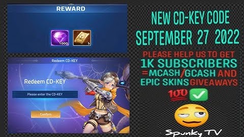 MLA new cd-key code September 27 2022