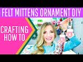 DIY Christmas Mitten Ornaments: Crafting with Felt and HTV