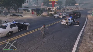 GTA V - Random Event #19 (Countryside Robbery)