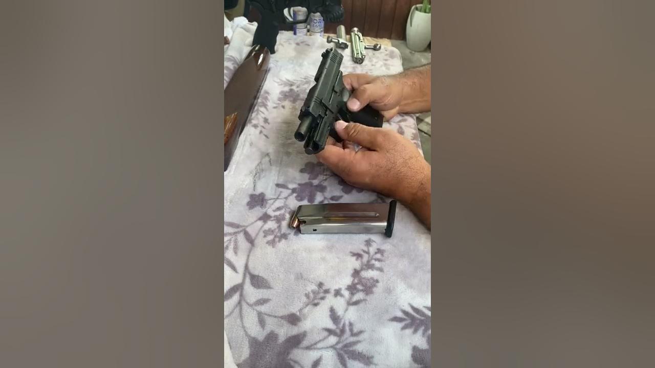 45 ACP Springfield XD disassembling for cleaning not complicated. YouTube