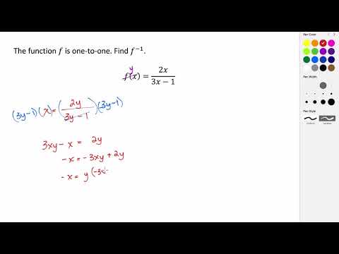 Finding the Inverse