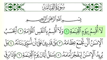 سورة  القيامة - فارس عباد - كاملة قراءة و استماع