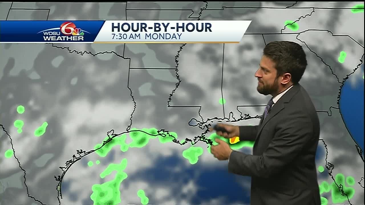 Hot, humid start to the week with daily rain chances - YouTube
